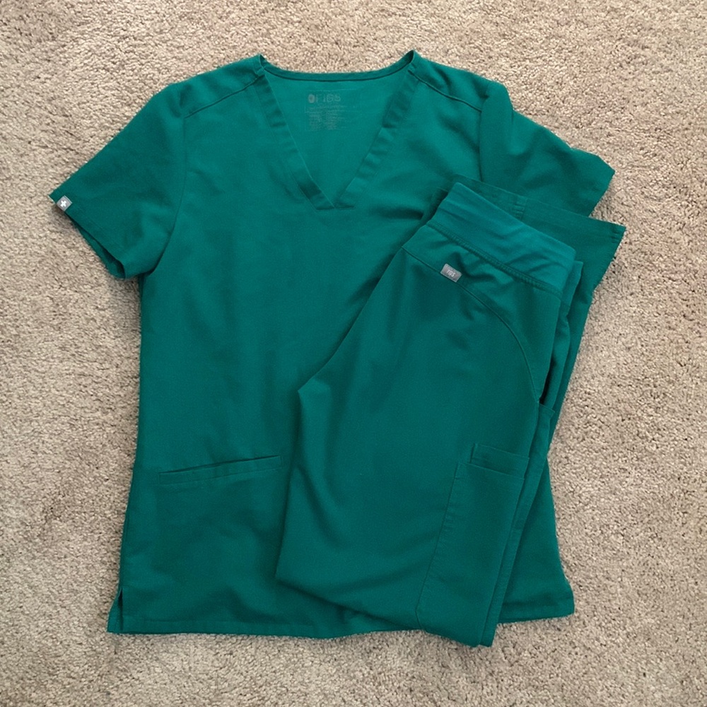 Figs Hunter Green XS/XSP Set